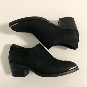 Tommy Hilfiger denim leather boots